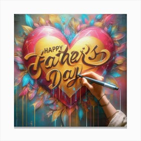 Happy Father'S Day 5 Canvas Print