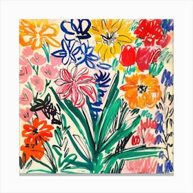 Floral Painting Matisse Style 11 Canvas Print