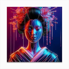 Japan Geisha Visual 96 Canvas Print