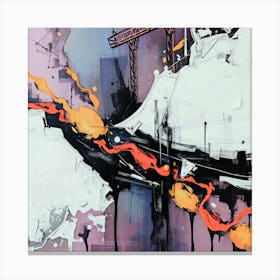 Abstract Middle March Canvas Print