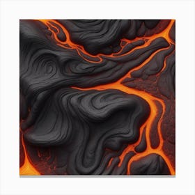 Lava Flow 2 Canvas Print