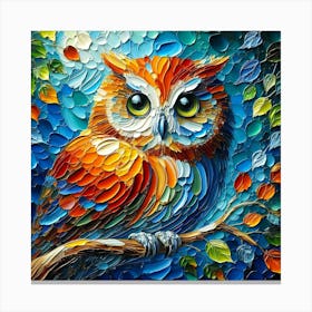 Owl Painting Canvas Print