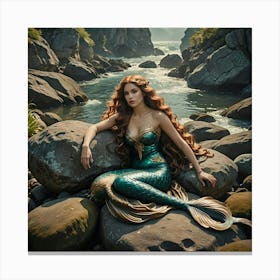 Little Mermaid 4 Canvas Print