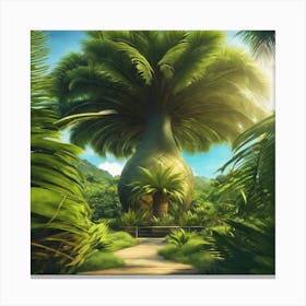 Tree In The Jungle Canvas Print