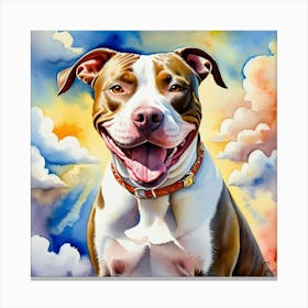 Dog Painting 1 Canvas Print