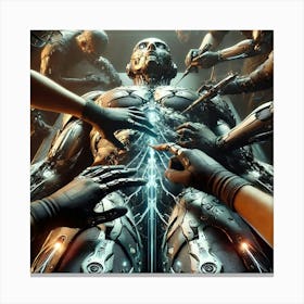 Cybernetic Augmentation By Medic Teams Canvas Print