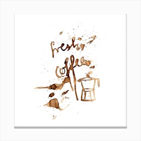 Fresh Coffee 2 Canvas Print