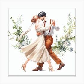 Swing dance 1 Canvas Print