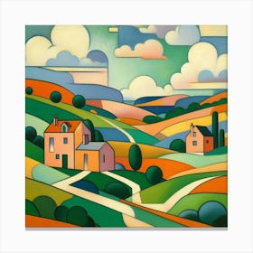 'French Countryside' Canvas Print