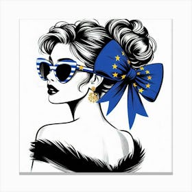 EU girl Canvas Print