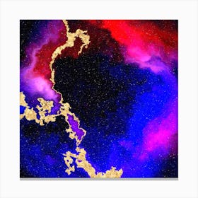 100 Nebulas in Space with Stars Abstract n.087 Canvas Print