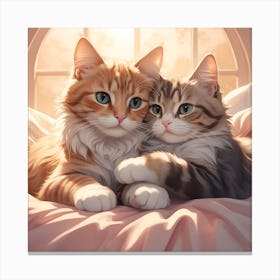 Cute Kittens 2 Canvas Print