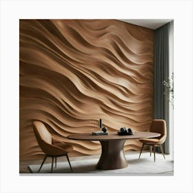 Wavy Wall 2 Canvas Print