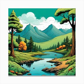 Tranquil Vista Canvas Print