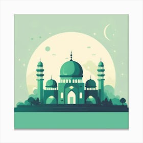Muslim Mosque 1 Canvas Print