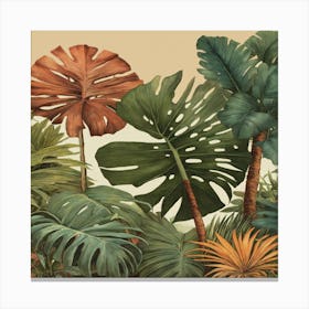 Tropical Jungle 1 Canvas Print