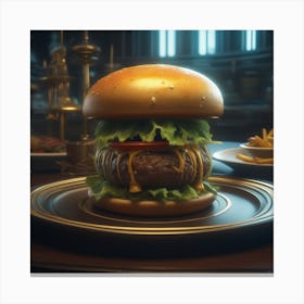 Burger 54 Canvas Print