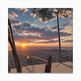 The Sunset View 2 Canvas Print