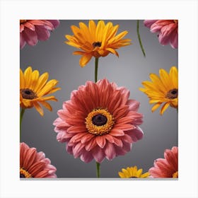 Gerbera Daisies Canvas Print