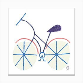 Bike 6 Square Canvas Print