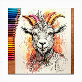 Goat! 18 Canvas Print