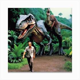 Jurassic Park 4 Canvas Print