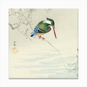 A Kingfisher (1920), Ohara Koson Canvas Print