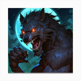 Werewolf 3 Canvas Print