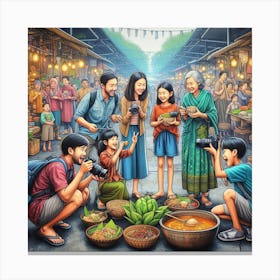 How to Make Your Family’s Taste Buds Travel with Delicious Traditional Recipes Canvas Print