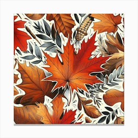 Autumn maple 3 Canvas Print