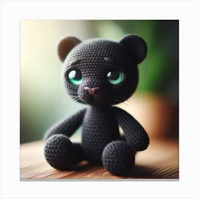 Amigurumi, Panther 1 Canvas Print