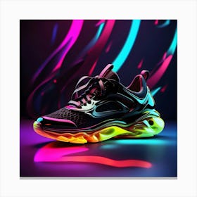Glow In The Dark Sneakers 4 Canvas Print