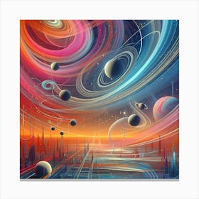 Saturn 4 Canvas Print