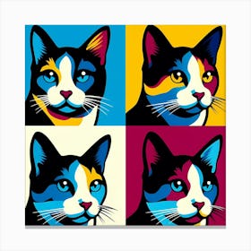 Pop Cats Canvas Print