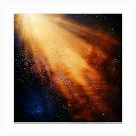 Abstract Light Rays Canvas Print