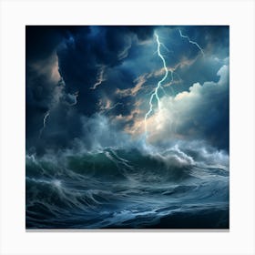 Stormy Sea 1 Canvas Print