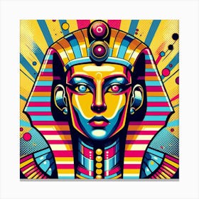 Pop Pharaoh Ankhesmenra Canvas Print