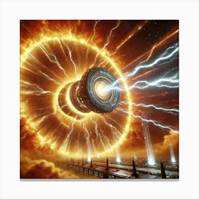 Solar Storm Generator Converted Canvas Print