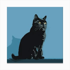 Black Cat 20 Canvas Print