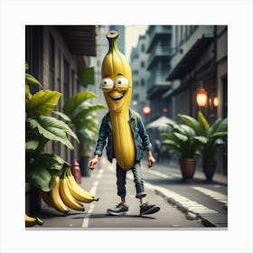 Banana Man Canvas Print