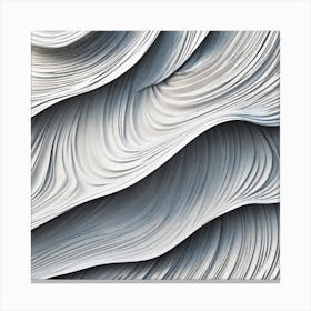 Abstract Wavy Pattern 6 Canvas Print