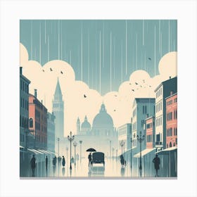 It's Rainy Day Canvas Print