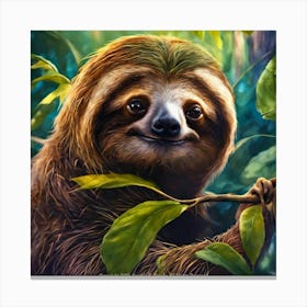 Sloth Canvas Print