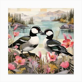 Bird In Nature Bufflehead 3 Canvas Print