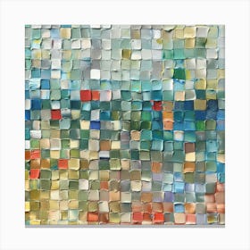 Glass Mosaic Canvas Print