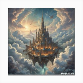 Castle In The Sky Canvas Print