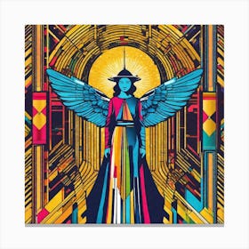 Angel Of The Machine Canvas Print