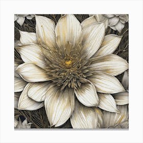 White Flower 1 Canvas Print