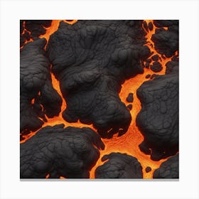 Lava Flow 19 Canvas Print