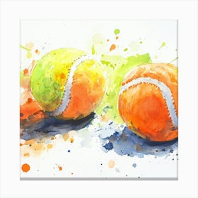 Tennis Balls Canvas Print